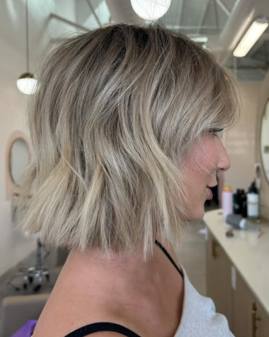 Highlights and textured Bob by Gel