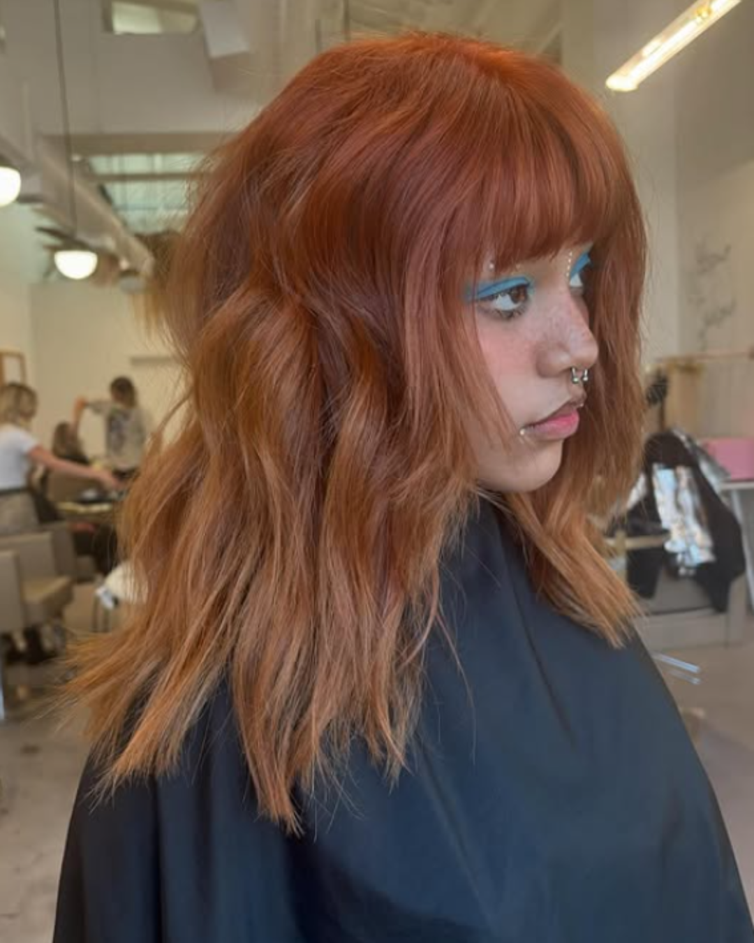 Orange Hair Color and Tone by Gel